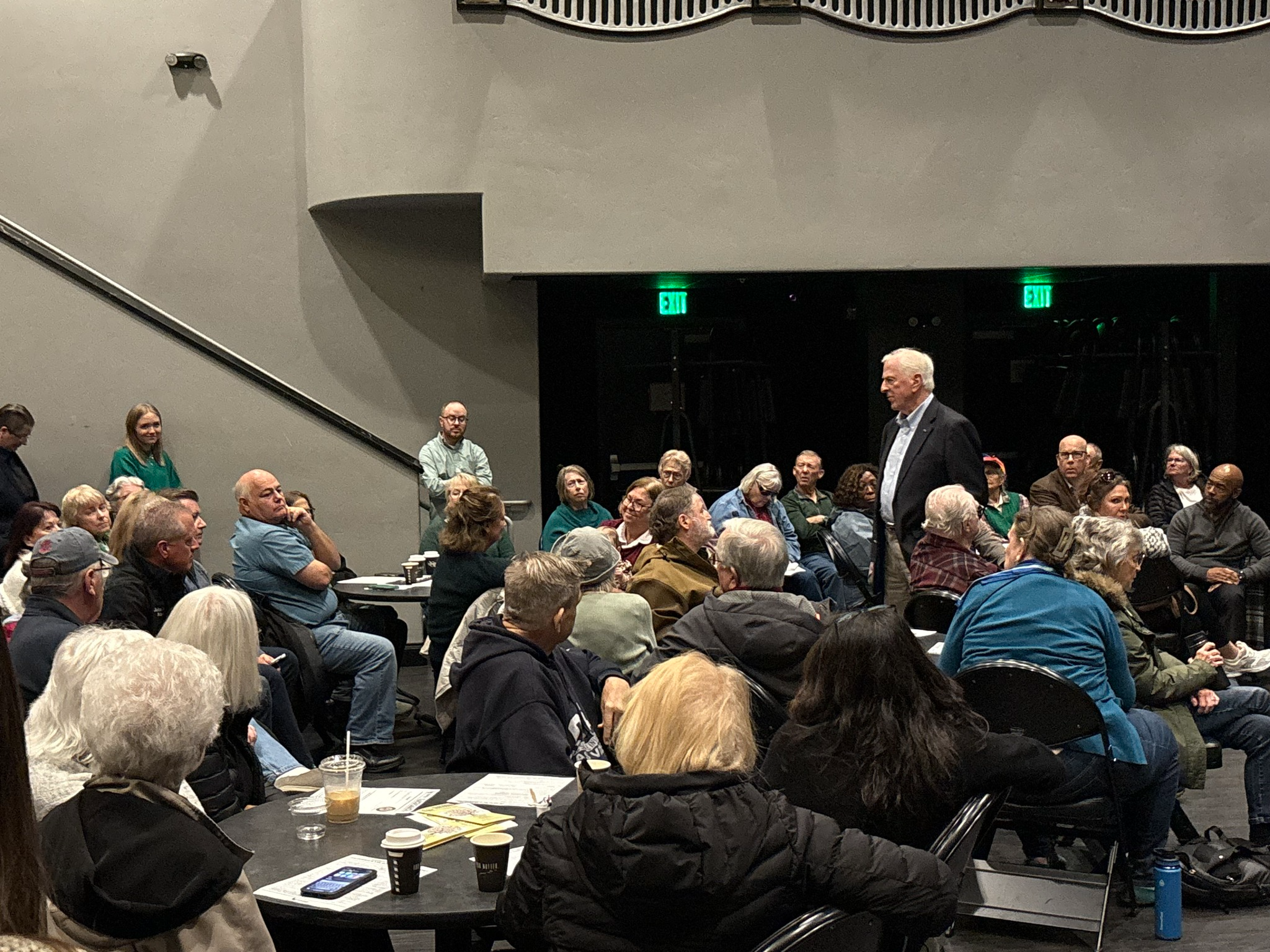 Rep. Thompson with attendees